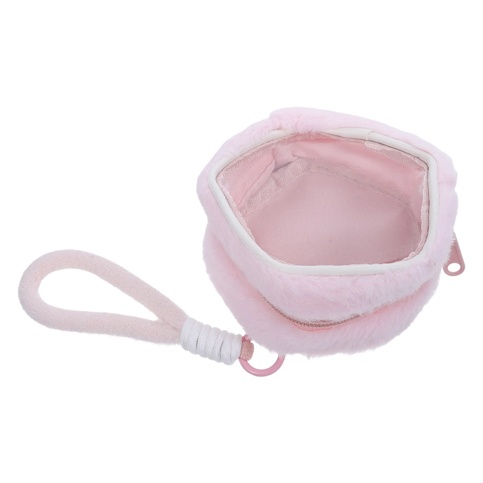 Clear Hexagon PVC Figure Pouch – Pink Transparent Protective Storage Bag for Collectibles, Dustproof Display Case