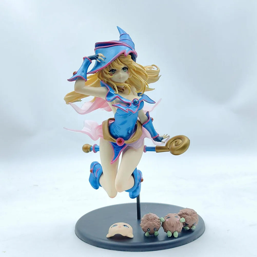 27ซม. ยูกิโอ! Action Figure Black Magician Girl Anime Figurine น่ารักรูปปั้น Pvc Figures Collection เครื่องประดับตุ๊กตา Xmas ของเล่น