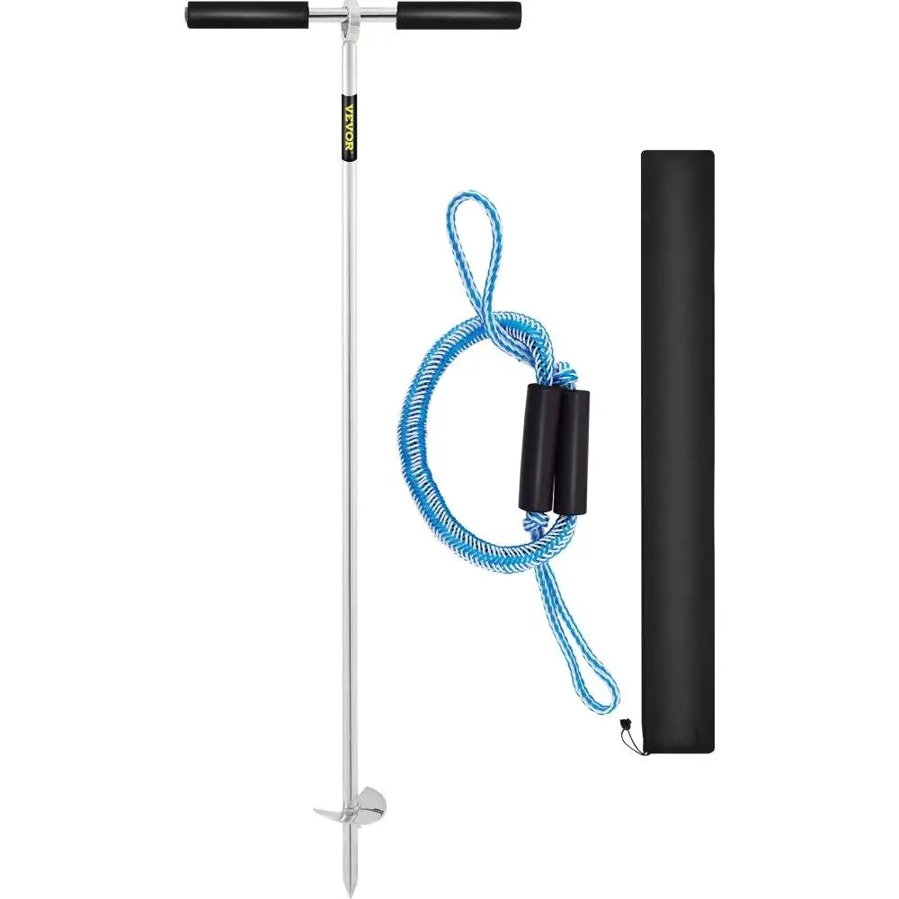 

Beach Umbrella Sand Anchor 36'' Auger Outdoor Camping Grass Ground Heavy Duty Patio Lawn Garden