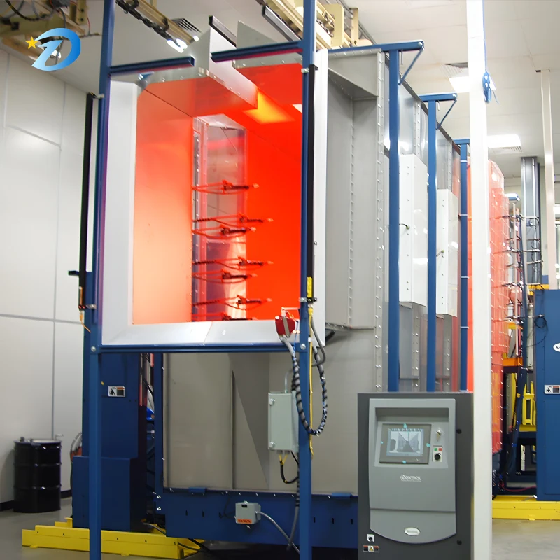 Vendite dirette in fabbrica del set completo di apparecchiature automatiche per la spruzzatura di polveri per uso domestico Linea automatica per spruzzatura di polveri