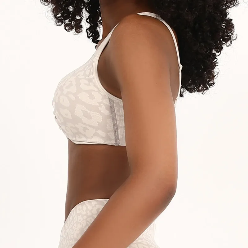 ​​Summer Leopard Print Sports Bra Women Bow Yoga Top Elastic Swim Fitness Crop Tank Sex Workout Bralette Quick Dry Activewear​​