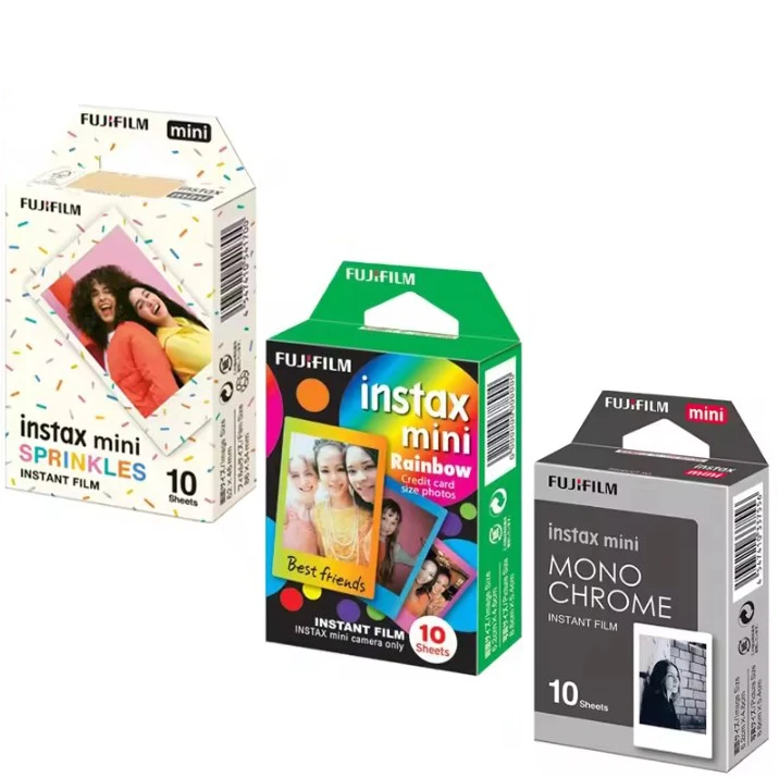 Fujifilm Instax Mini Film Wit 10 20 40 60 80 100 Vellen Voor FUJI Instant Fotocamera Mini 12/11 Mini 9 8 7 70 90 Filmcamera