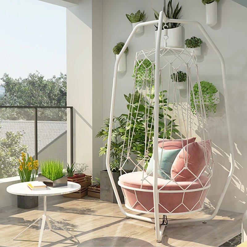 Outdoor Bird's Nest Hanging  Swing Chair, Hanging Basket Chair, Indoor Hanging Basket Chair, Single person Cradle