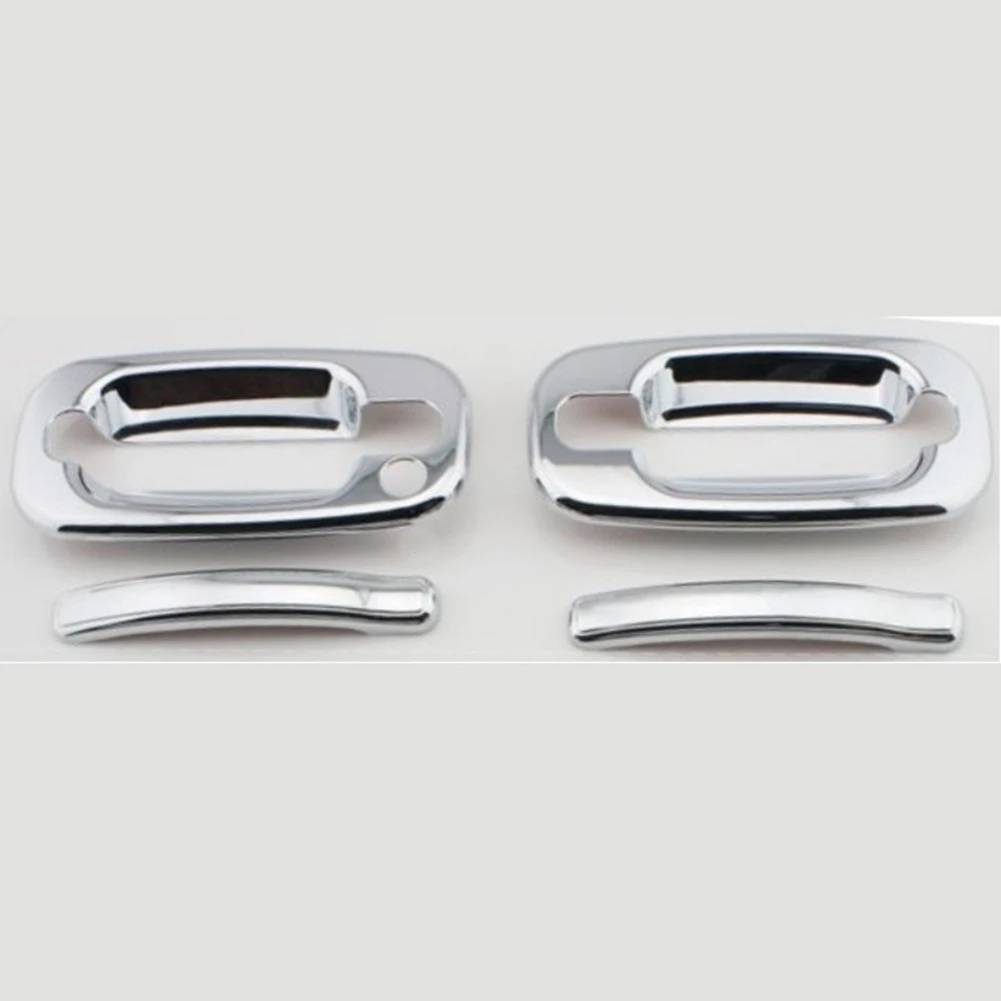 Chrome Door Handle Cover Trim for Chevy Suburban Chevrolet Tahoe Silverado Avalanche GMC Yukon Sierra 15034985