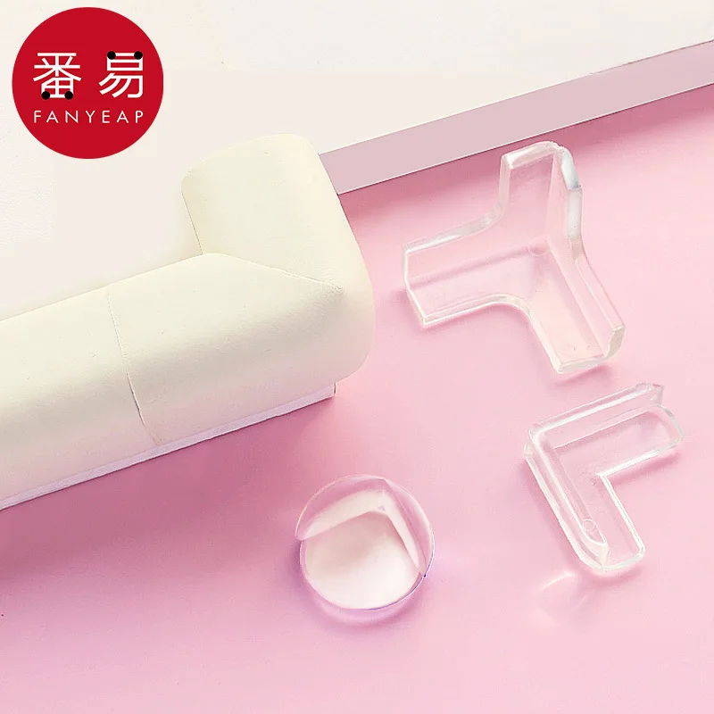 

Anti-collision angle A1-silicone cover window corner transparent anti-collision soft bag table coffee table corner
