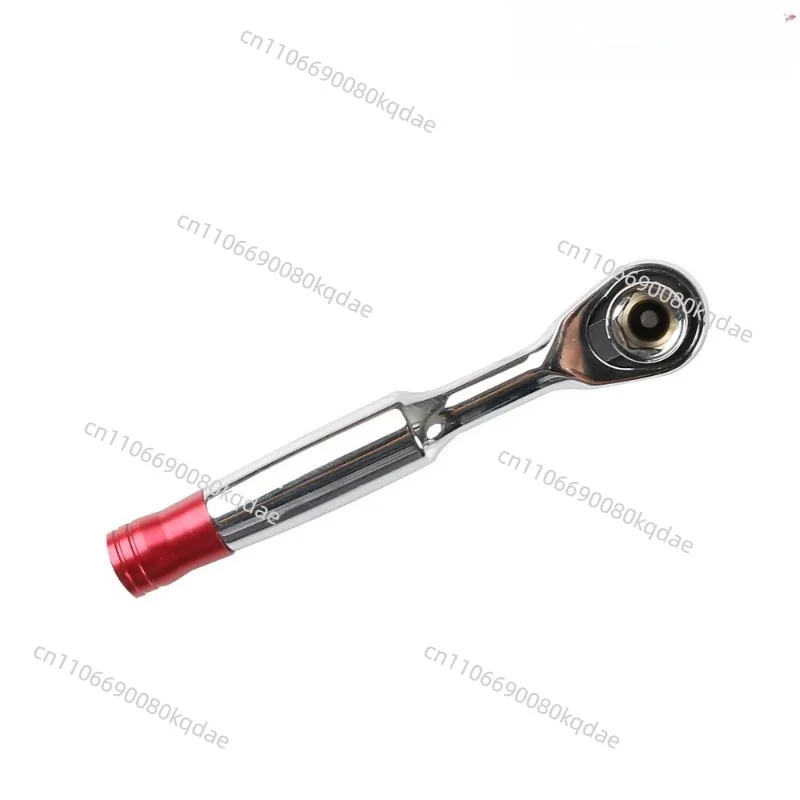 WL‑06 Ratchet Fastener‑Driving Tool,1/4‑Drive 8‑mm Hex Bit Sleeve, Hobby‑Project Repair Hardware Accessory