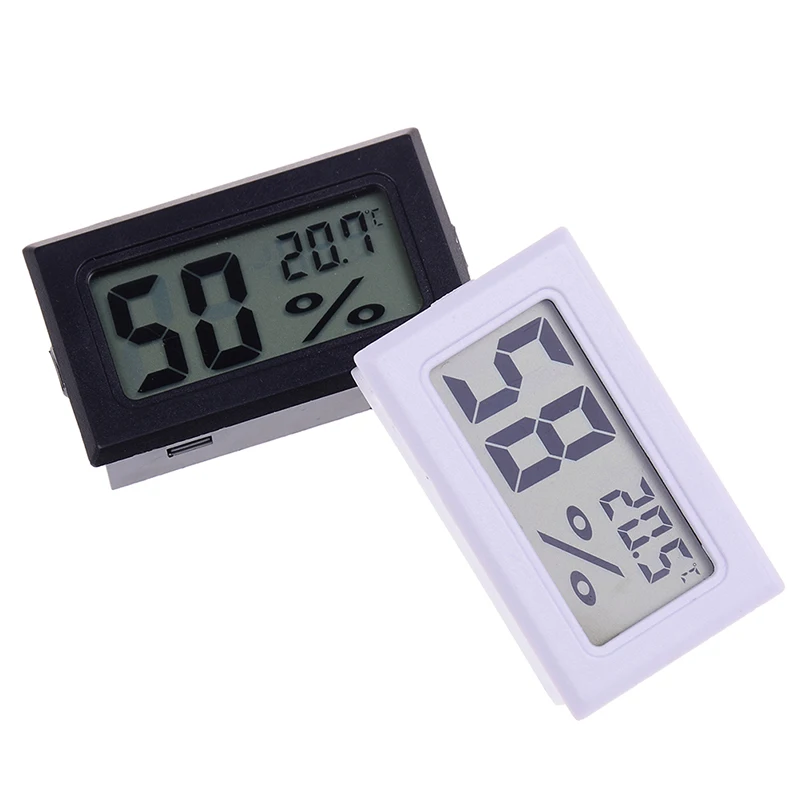 Mini LCD Digital Thermometer Hygrometer Temperature Indoor Convenient Temperature Sensor Humidity Meter Gauge Instruments