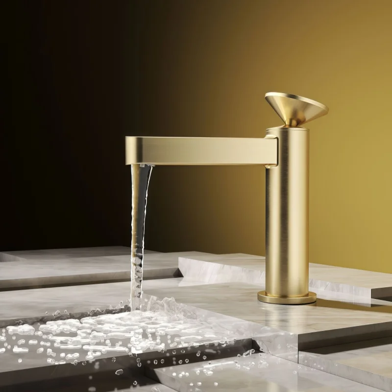Shell Household Bathroom Sink Faucet Hot and Cold Basin Faucet Bathroom Wash Basin Dual-use