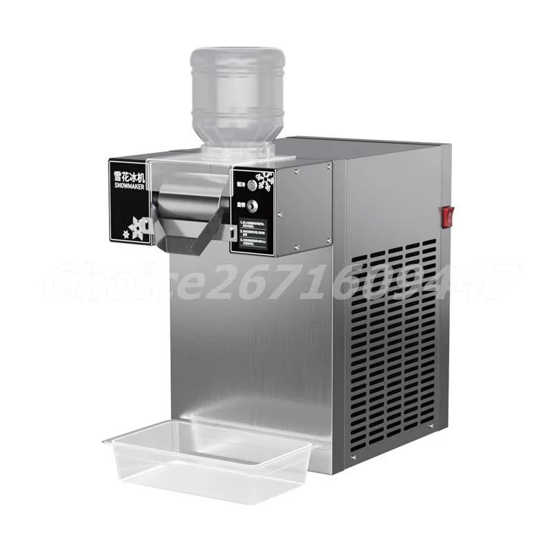 160kg/day Multifunction Snowflake Ice Crusher Machine Electric Snow Cone Ice Maker Korean Bingsu Machine Ice Cream Machine