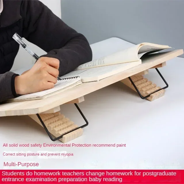 Support de lecture et d'écriture durable pour la protection de la colonne cervicale, idéal pour étudiants et enseignants, correction de la posture assise