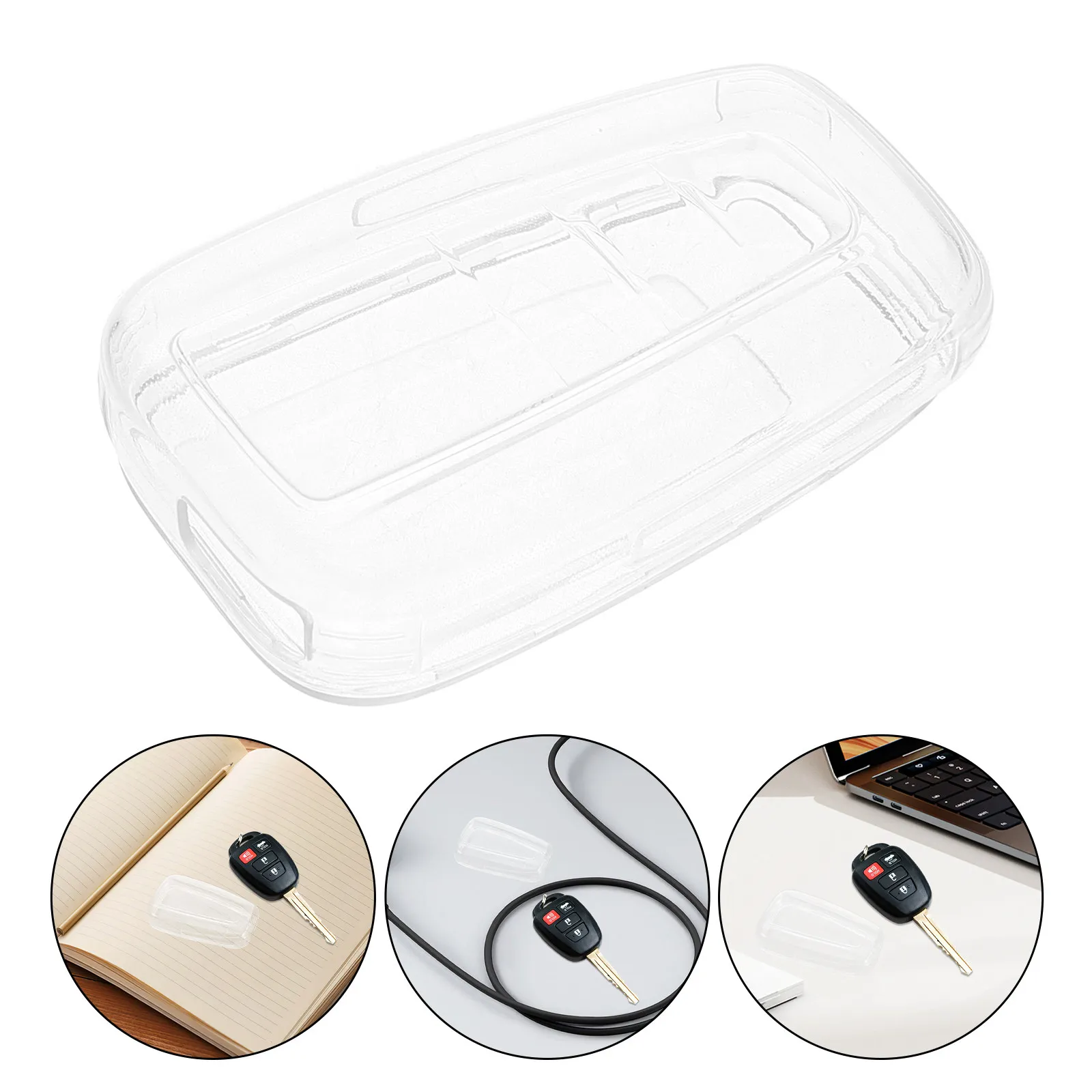 Clear Key Fob Cover Car Case Holder Sleeve Automotive Keys Accessories Protector