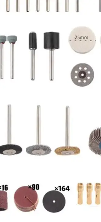 

365-комплект аксессуаров для вращающегося инструмента, многоразмерные шлифовальные биты для резки и гравировки, аксессуары для электроинструментов