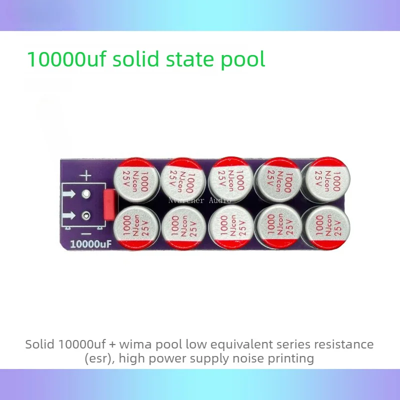 Solid State Filter Pool, Capacitor Array, Raspberry Pi, Low ESR WIMA Car Audio Modification