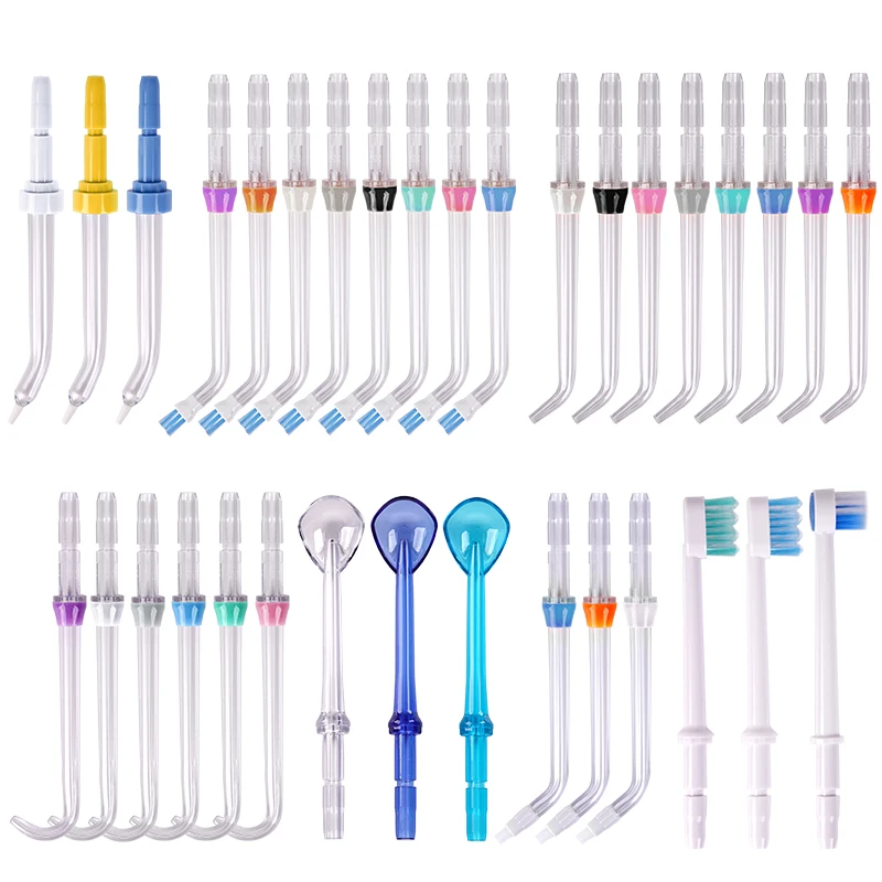 Irrigatore orale dentale ugelli sostituibili dentista collutorio Jet Tips Water Flosser odontoiatria denti Clean Care Tool muslimah