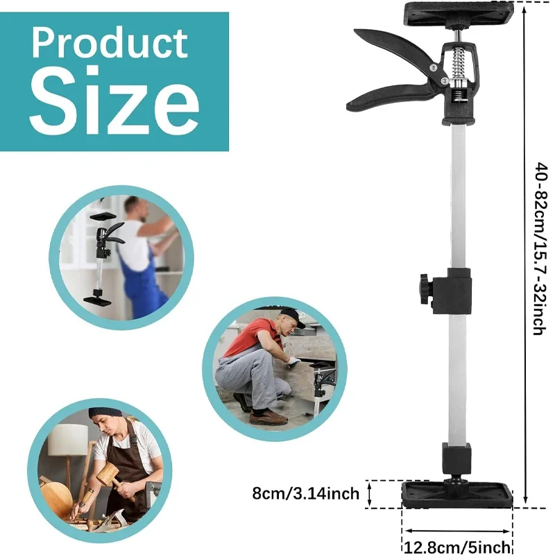 Used for woodworking assistance, hanging cabinet support rod tool, adjustable telescopic, hand support system telescopic rod