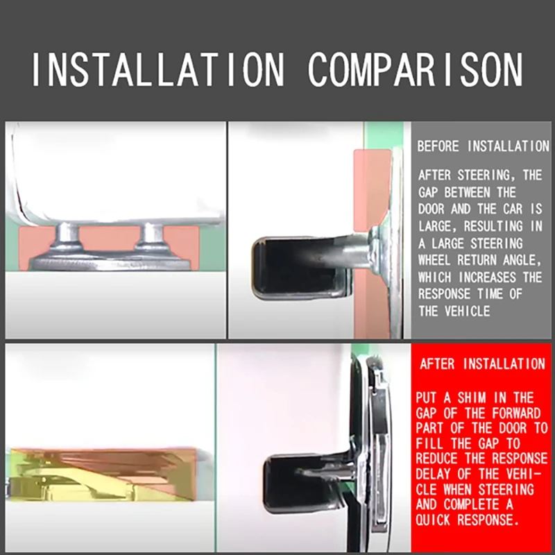 حامي قفل الباب لهوندا أكورد ، مثبت المزالج ، سدادة يغطي ، سيفيك ، CRV ، HRV ، 1 Set