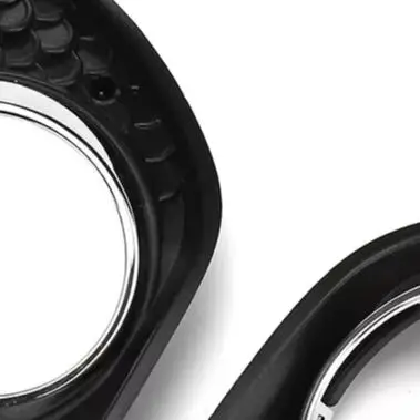 Front Fog Lamp For Bezel Grille Cover For Benz C Class W204 C300 2007-2010 Black Plastic Outer Trim Mouldings Accessories