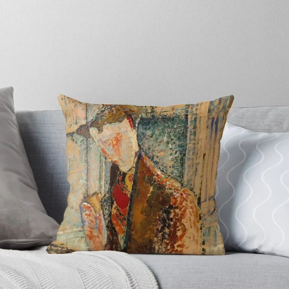 Reverie by Amedeo Modigliani Throw Pillow Decorative Cushion Cover Sitting Cushion pillow