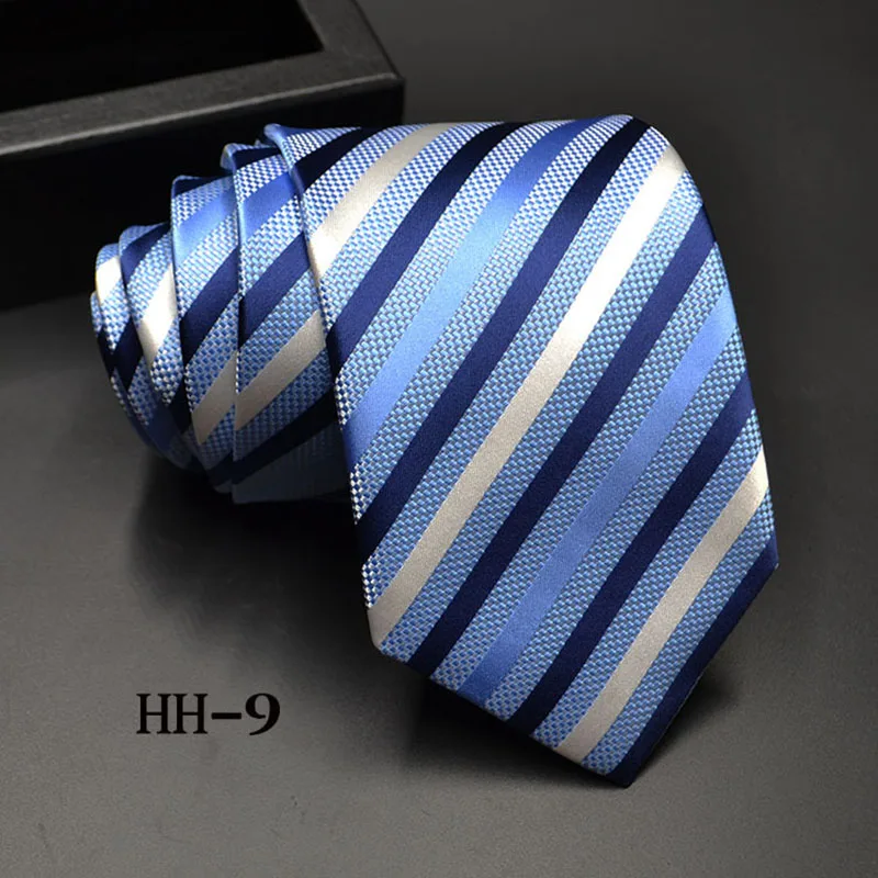 HUISHI 25 Classic New Wedding Men  Neck Tie Red Stripe Lattice Neckties For Men Business Fashion Luxury Plaid Striped Flower Tie