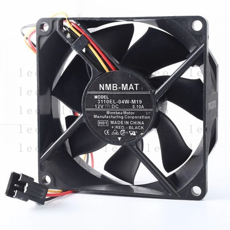 

YY 1PC 3110EL-04W-M19 Cooling Fan 80*80*25mm 12V 0.10A 3pin 3110EL04WM19 New #F11