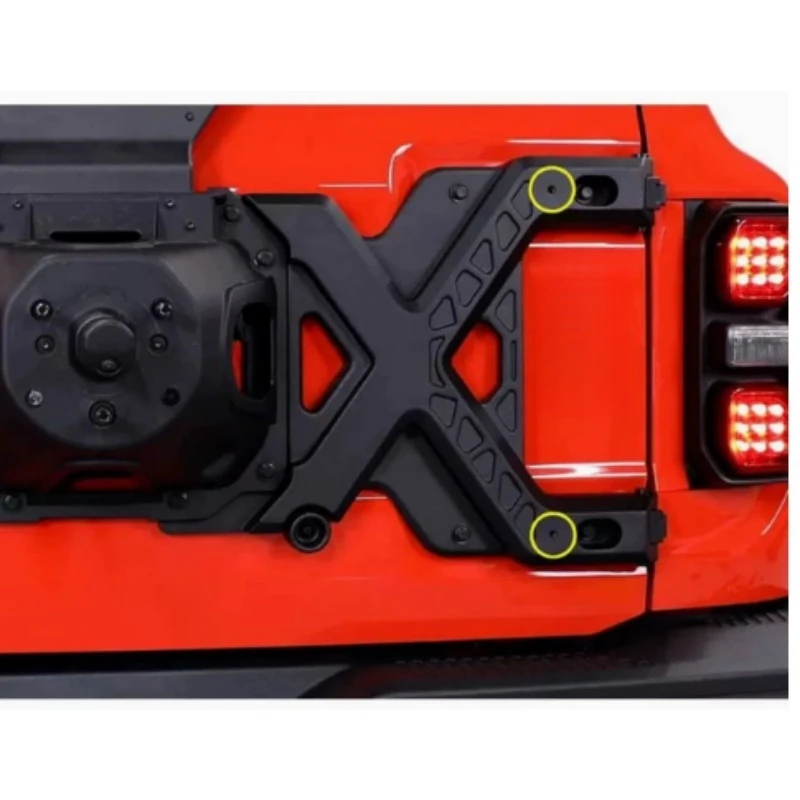 Tailgate Reinforced Hinges Raptor Tailgate Spare Tire Mount Upgrade Accessories
