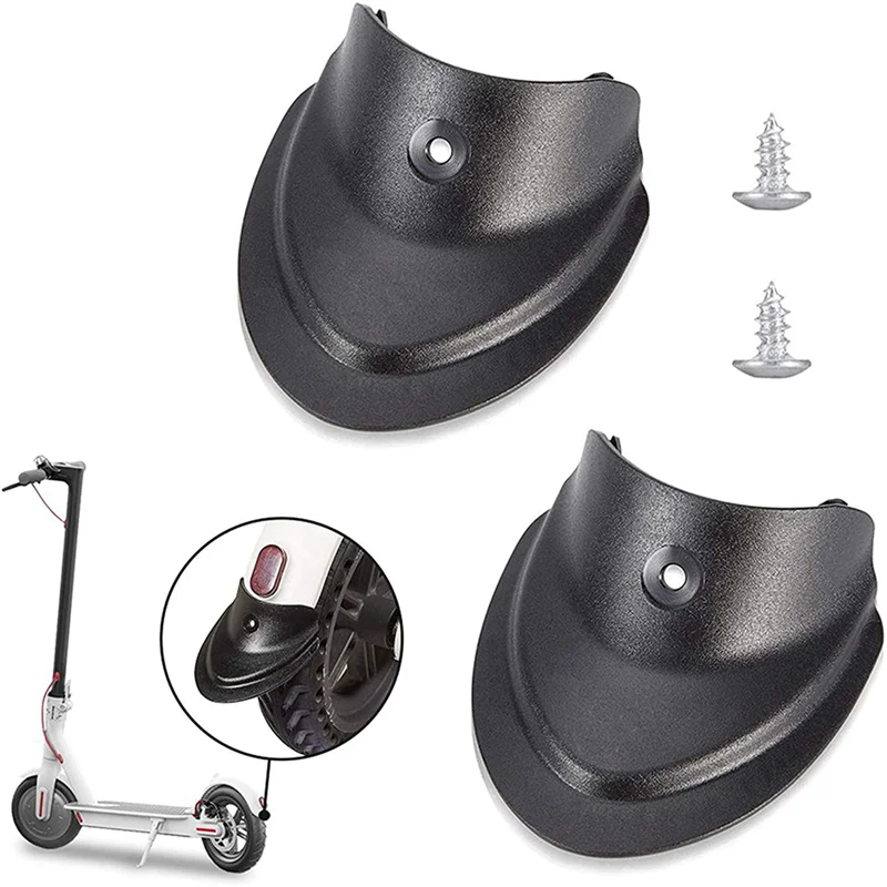 Scooter Front & Rear Fenders Fish Tail Mud Splash Prevention Mudguard Bracket for 1S/M365/Pro Scooter