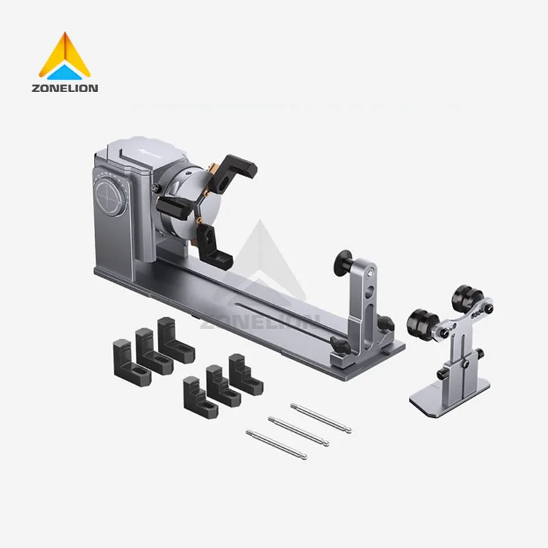 Atomstack multifuncional 4 em 1 tambor acessórios para máquina de gravação a laser para escultura de objetos circulares