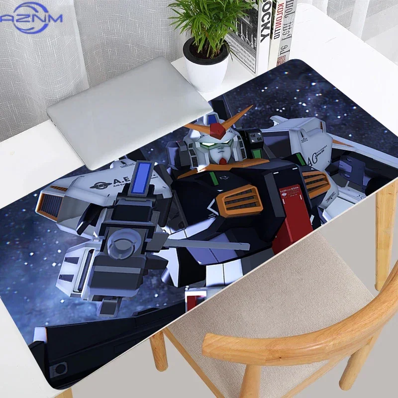 Anime Mouse Pad Large Extended Desk Mat Mechanical Warrior G-gundam M-mk II Gamer Accessories Non-Slip Esports Gaming Mousepad