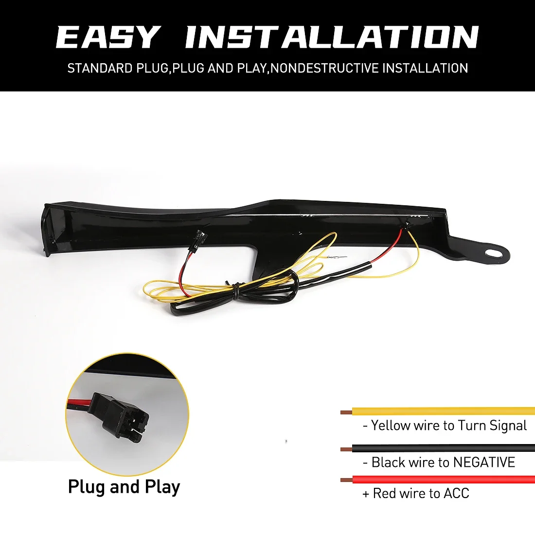 LED DRL For Toyota Tacoma 2005 2006 2007 2008 2009 2010 2011 Daytime Running Lights Start up Animation Dynamic Turn Signal Lamps