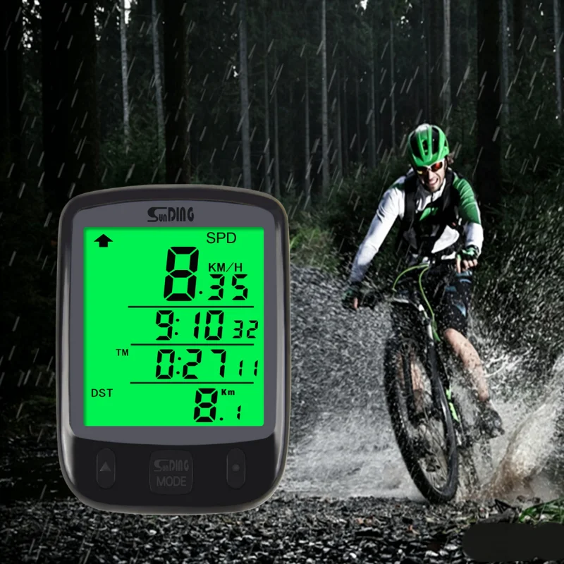 

Multi-function Big Screen Digital Wired Cycling Waterproof Bike Speedometer Bicycle Computer