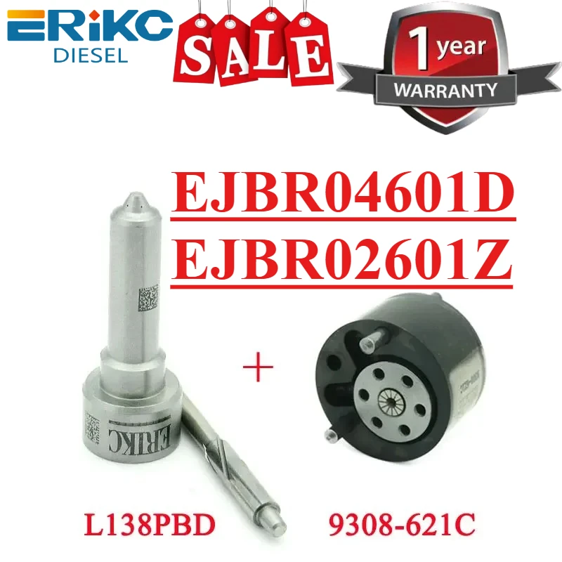 EJBR04601D EJBR02601Z 7135-649 FUEL INJECTOR REPAIR KITS NOZZLE L138PBD VALVE 9308-621C FOR Euro 3 SSANGYONG REXTON 2.7L