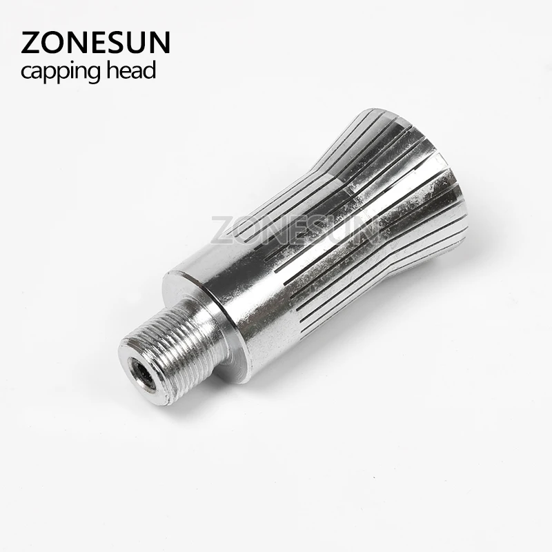 Zonesun tampando a cabeça para a máquina de friso do tampão do perfume capper máquina tampando da imprensa do tampão do metal
