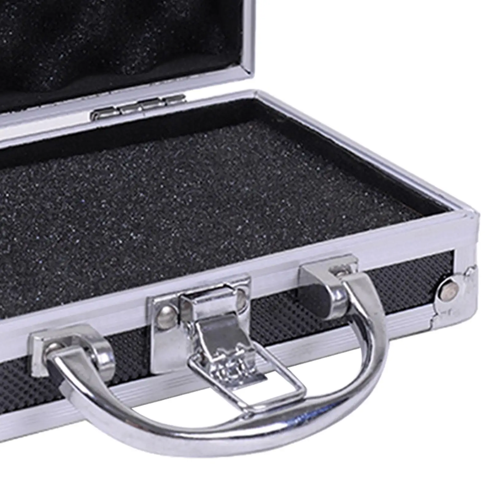 Microphone Carrying Case Aluminum Alloy Protective Mic Storage Box for Drone Wireless Mic Sound Card Mic Professional Equipment