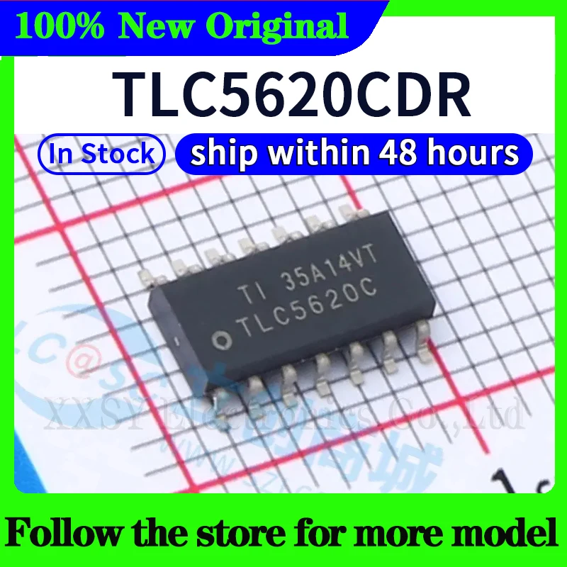 TLC5620C TLC5620CDR Em estoque Navio em 48 horas