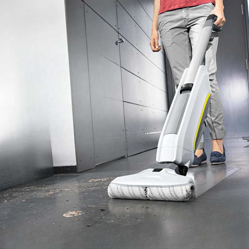 Wired household floor scrubber automatic intelligent suction and mopping integrated mopping machine self-cleaning