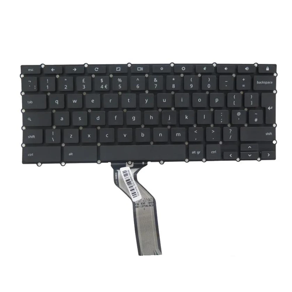 

Laptop Keyboard For ACER Chromebook 514 CB514-1H N18Q3 CB514-1HT-C6EV CB514-1H/CB514-1HT United Kingdom UK Black No Frame New