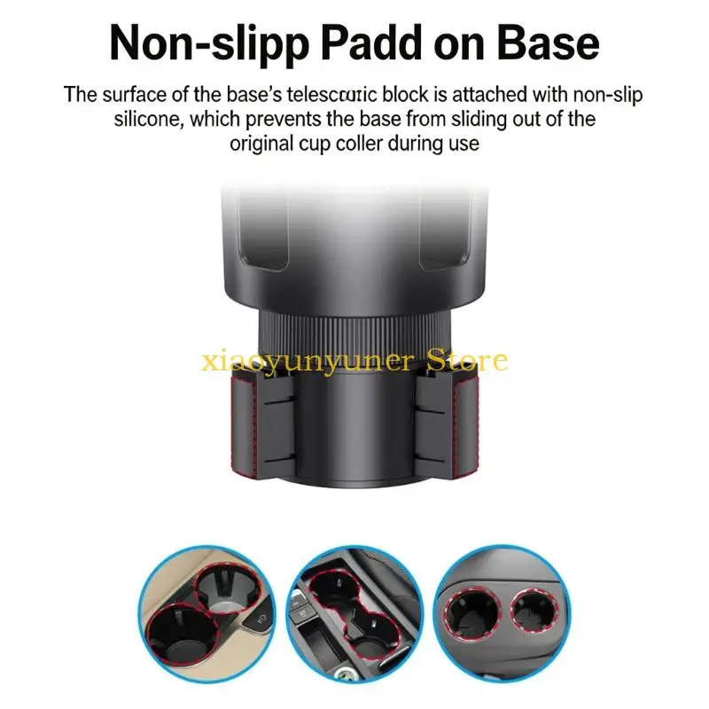 P9JB 3 Speed USB Car Fan For Cup Holder Adjustable Height 360 Rotation For Hot Weather Driving