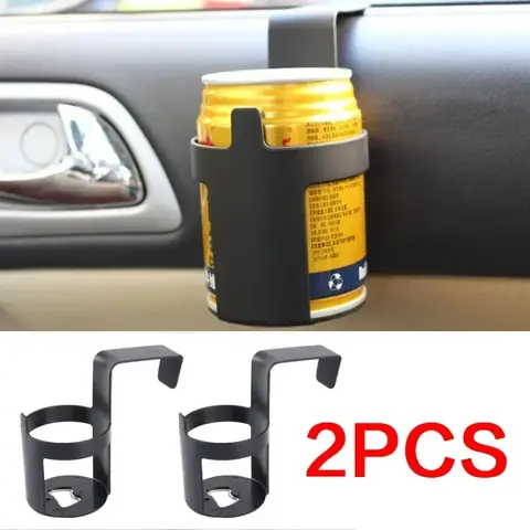 자동차 음료 컵 홀더 컨테이너 훅 창문 도어 마운트 범용 내구성 물병 컵 스탠드 자동차 트럭 내부 정리함