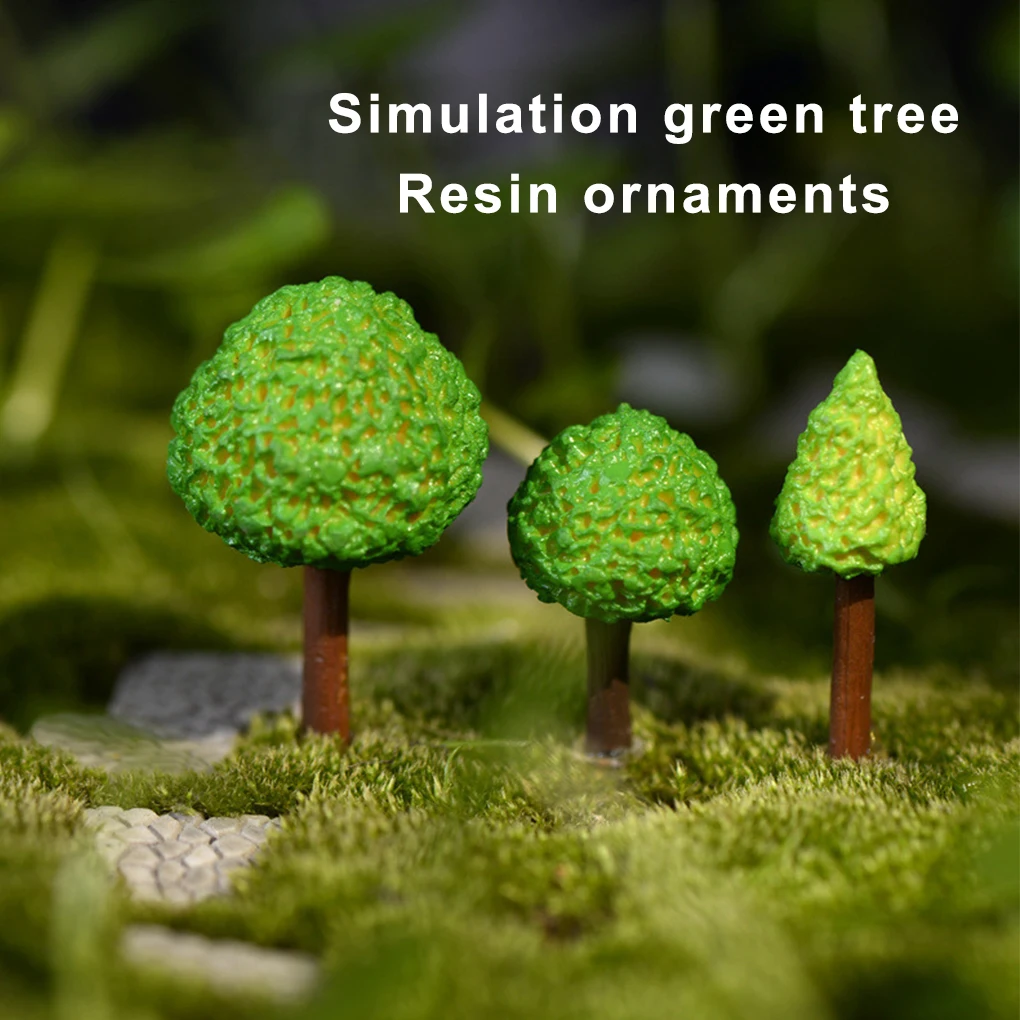 Moss Micro Landscape Room Decor Mossy Hills Trees Easy Installment