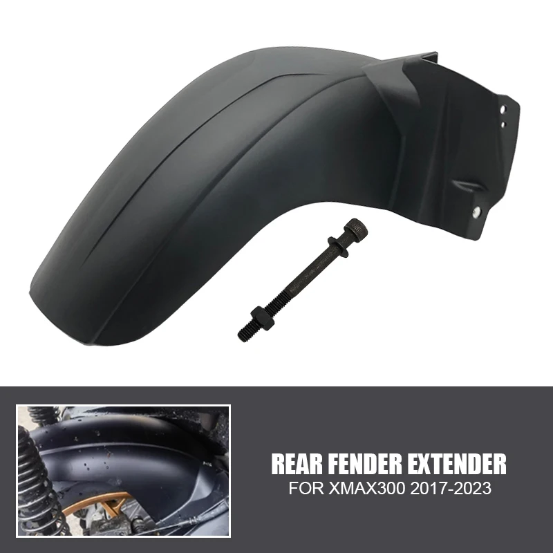 Motorcycle Rear Fender Extender Mudguard Splash Guard Cover For YAMAHA X-MAX300 XMAX 300 2017 2018 2019 2020 2021 2022 2023