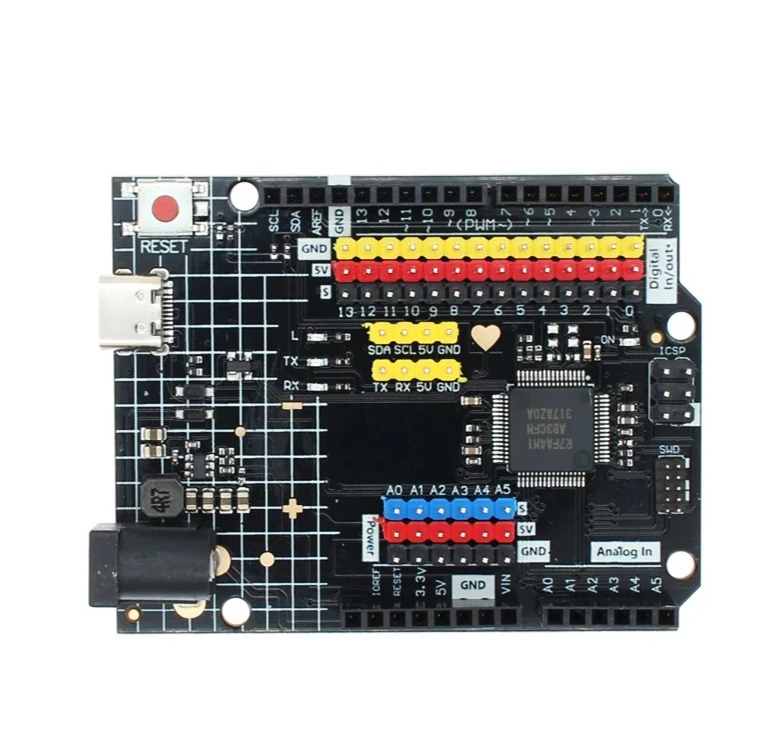 UNO R4 Minima/versión wifi Arduino programación controlador de aprendizaje placa de desarrollo kit de inicio IoT