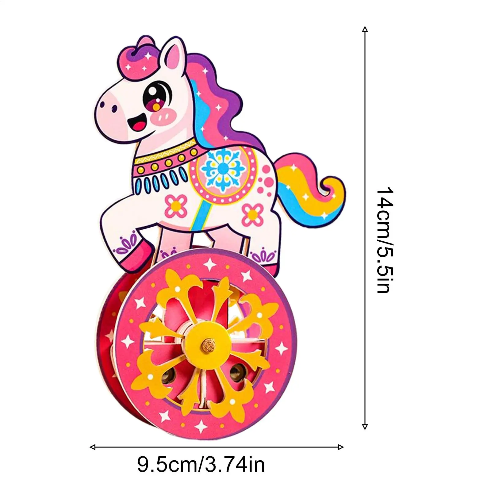 Modelos de Madeira para Montar, Base Autoestabilizante, Jogo de Raciocínio, Kit de Quebra-Cabeça de Cavalo de Madeira para Homens, Mulheres e Adolescentes, Presente de Aniversário e Natal