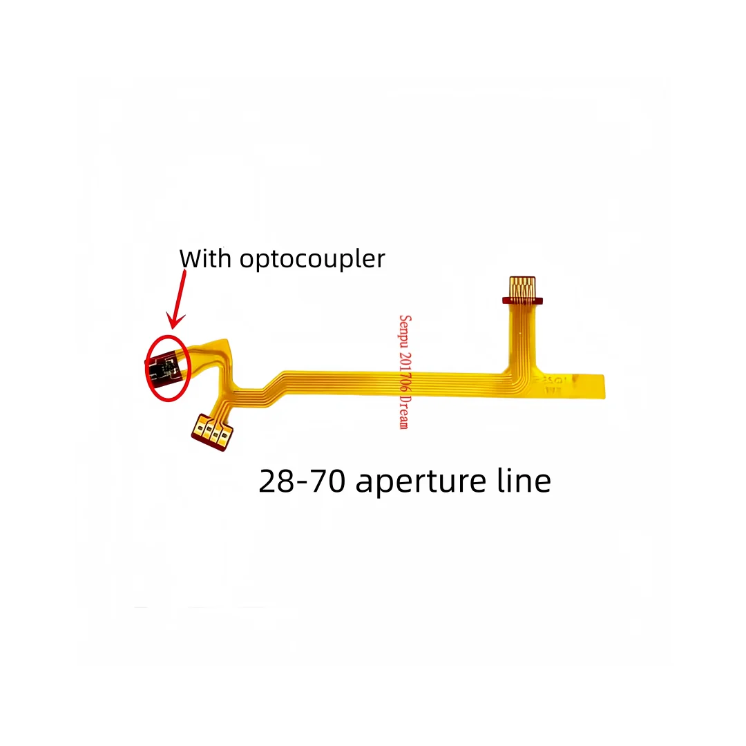 For Sony 28-70 Camera Lens Aperture Wire Ribbon Cable Equipped With Optocoupler Spare Repair Accessory