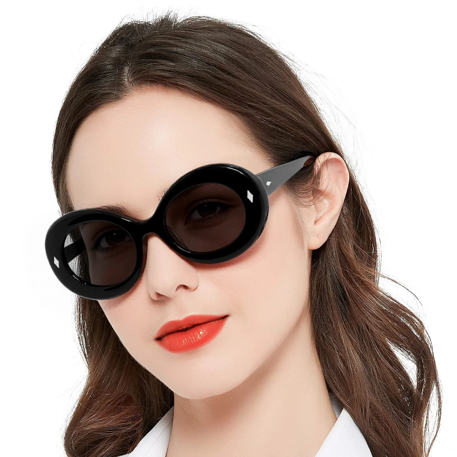 

Versatile Fashion Photochromic Sunglasses Women Y2K Retro Anti Blue Light Reading Glasses Men New Oval Frame Myopia Eyeglasses