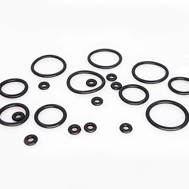 EPDM OD4~30mm CS1-3,1mm O-Ring Säure- und Alkalibeständigkeit Wasserbeständigkeit Reibungsbeständigkeit Schwarze O-Ring-Unterlegscheibe – Detail 1