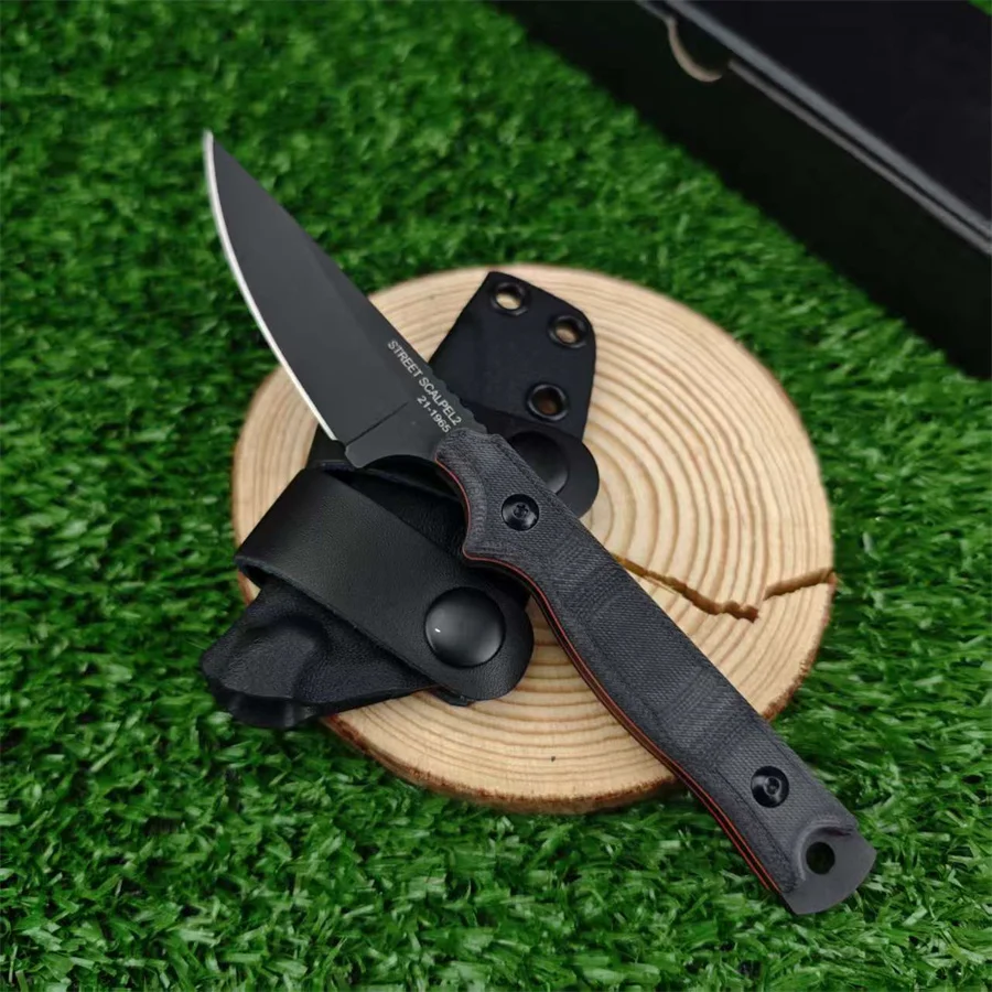 

TOP прямой нож G10 ручка 8Cr13Mov лезвие боевой военный охотничий боевой самооборона многофункциональные инструменты для альпинизма