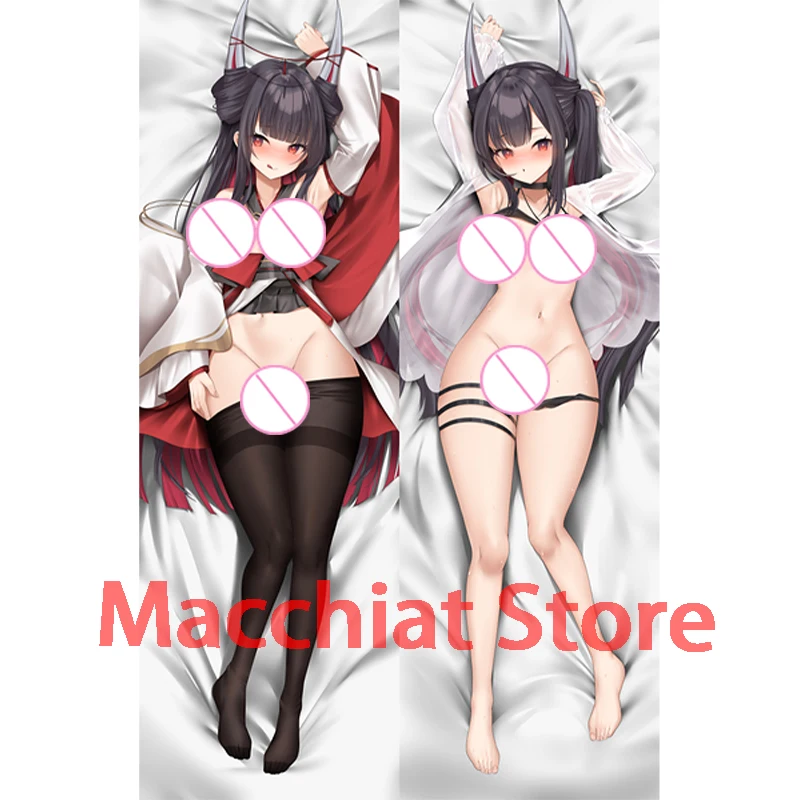 Dakimakura anime Asanagi, Azur Lane, Hatsuki Pregnant Double-sided Print Life-size body pillows cover Adult