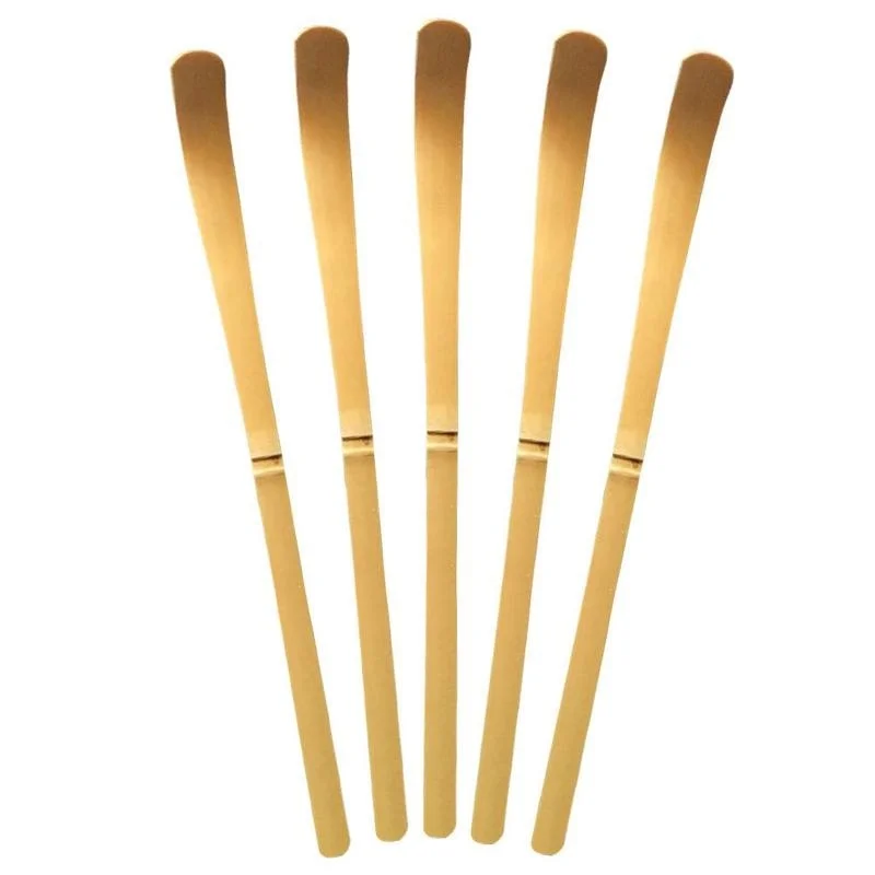 Cuchara Matcha de bambú blanco hecha a mano, juego de té limpio, cucharadita, herramienta Matcha que no se deforma fácilmente con rotura, aguja de té duradera