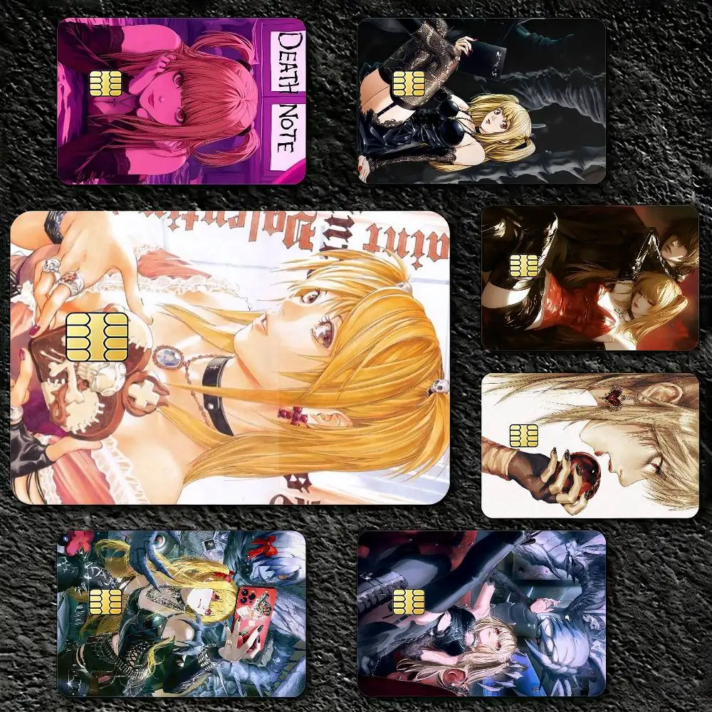 

M-Misa D-DEATH N-NOTE A-Amane Decorative Waterproof Film Skin Cover Credit Card Stickers Debit Front Bank Bus Pass