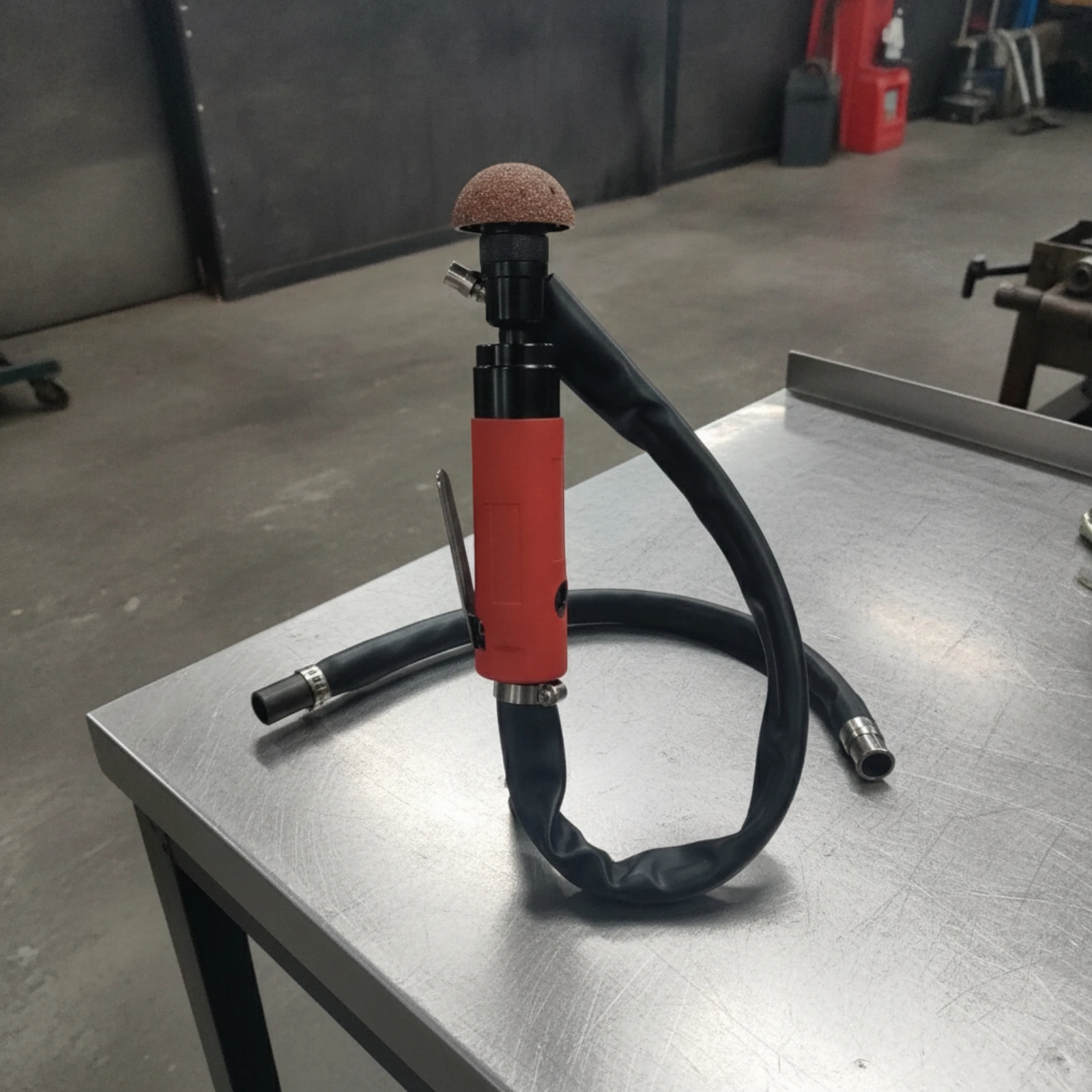 Pneumatic Grinding Tool Low-Speed Air Grinder with Hose Tire Polisher Lightweight Industrial Grade for Mechanics, Workshops